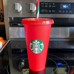 Starbucks Holiday Tumbler with Straw
